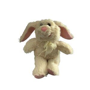 Greenbrier Bunny Rabbit Plush Stuffed Animal Easter Cream Fluffy Floppy Ears 8"